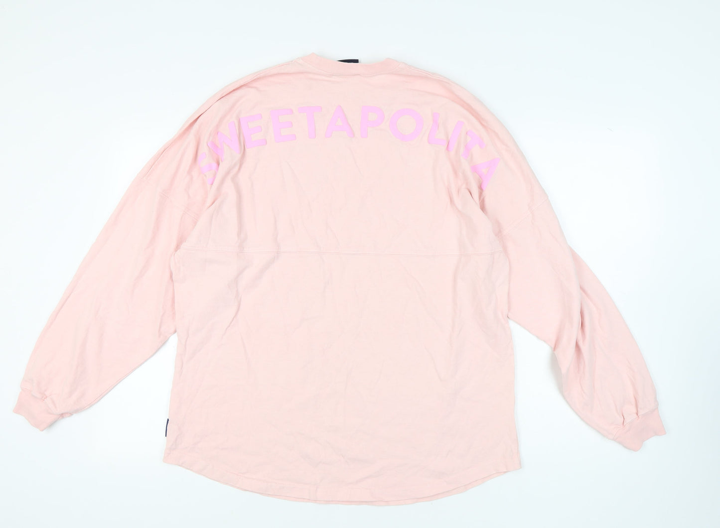 Spirit Jersey Women's Pink Pullover Sweatshirt, L