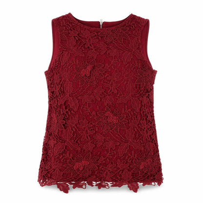 Womens UK Size 10 Warehouse Red Camisole Blouse