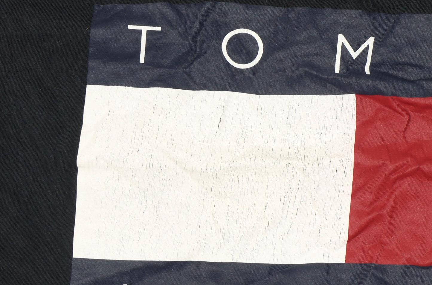 Womens UK Size XS Tommy Jeans Black  T-Shirt