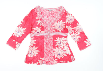 Womens UK Size 8 Marks and Spencer Pink  Blouse