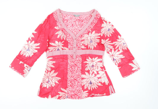 Womens UK Size 8 Marks and Spencer Pink  Blouse