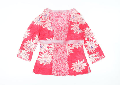 Womens UK Size 8 Marks and Spencer Pink  Blouse