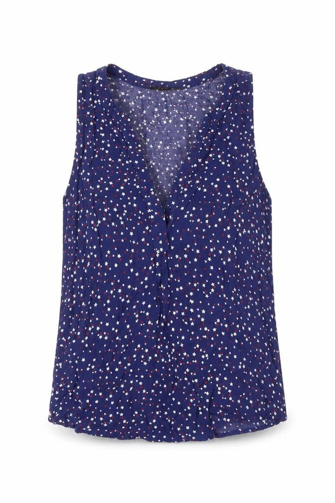 Womens UK Size S Mango Blue  Blouse