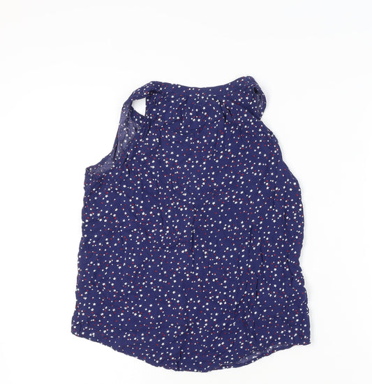 Womens UK Size S Mango Blue  Blouse