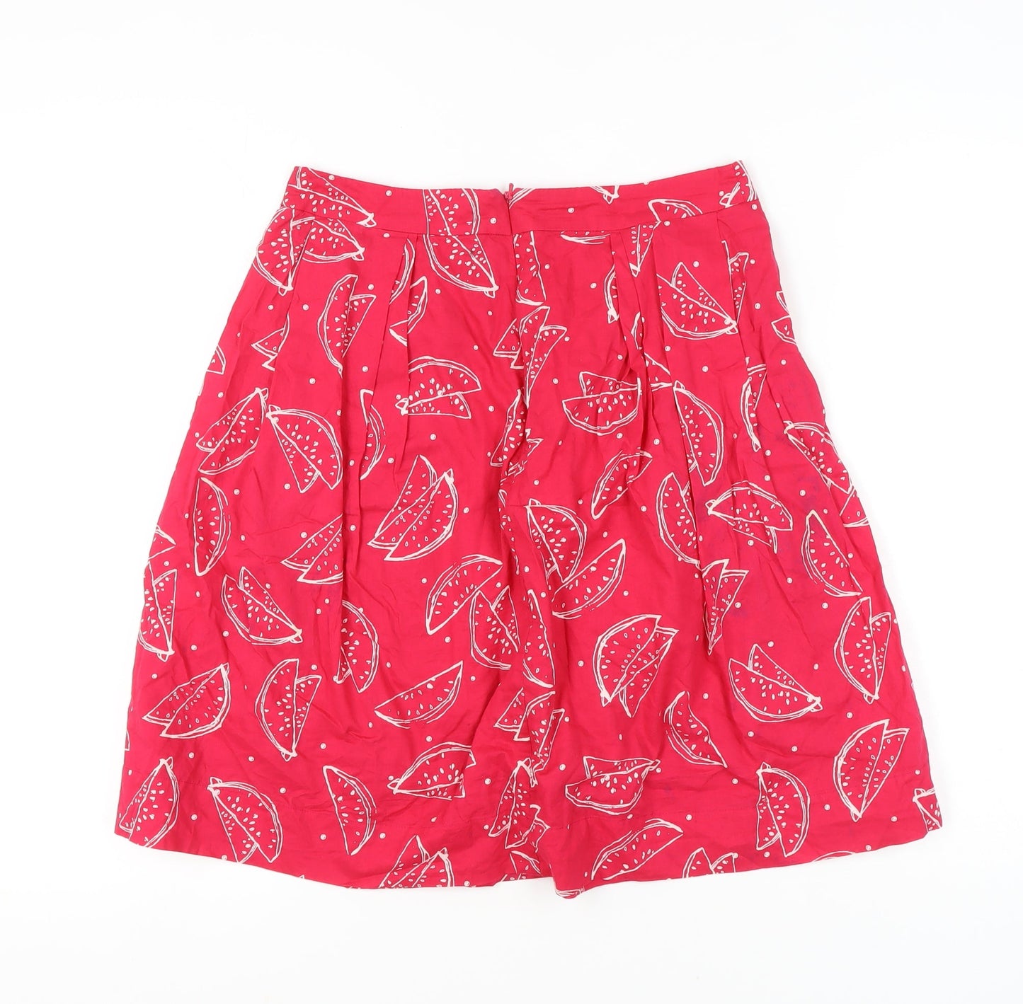 Emily and Fin Women's Red A-Line Skirt, Size 10