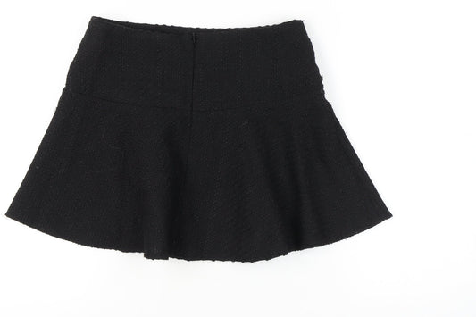 H&M Women's Black Flare Skirt Size 10