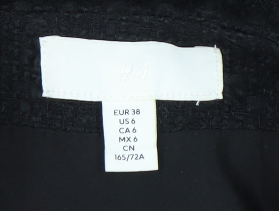 H&M Women's Black Flare Skirt Size 10