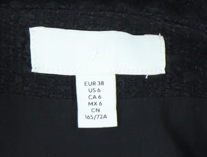 H&M Women's Black Flare Skirt Size 10