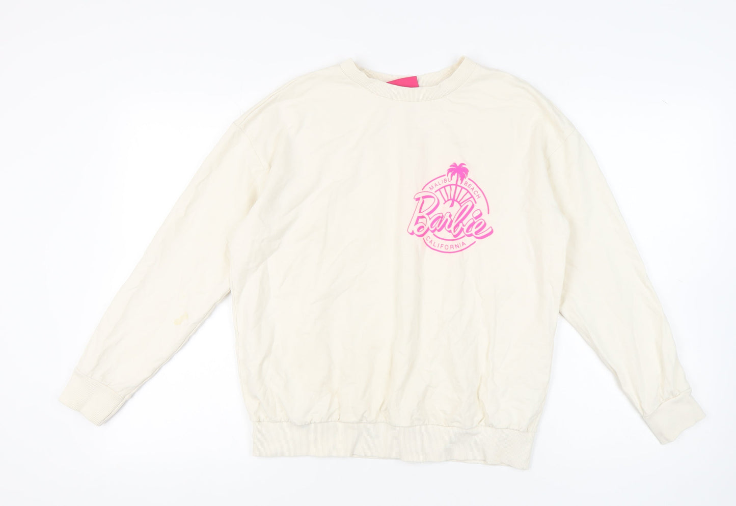 George Women's Ivory Graphic Print Sweatshirt M