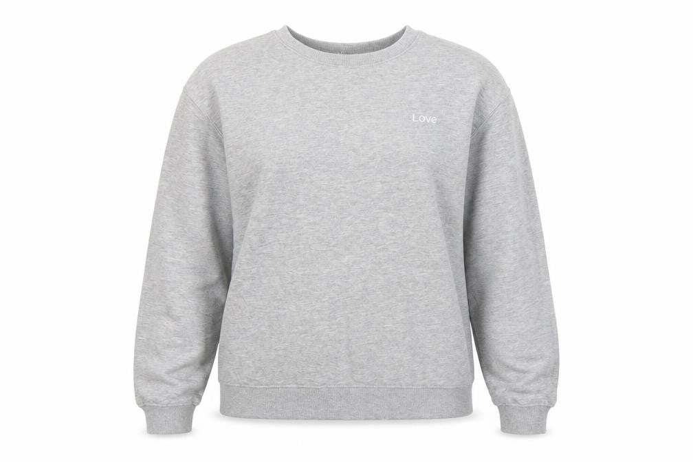 Womens UK Size S H&M Grey Pullover Sweatshirt