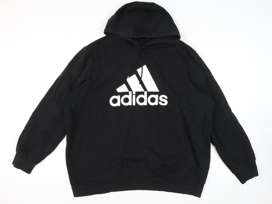 Adidas Men's Black 2XL Pullover Hoodie