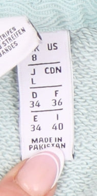 Adidas Women's Green Pullover Hoodie UK Size 10