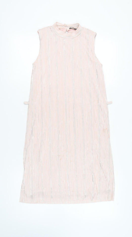 Quiz Women's Pink Shift Dress Size 10