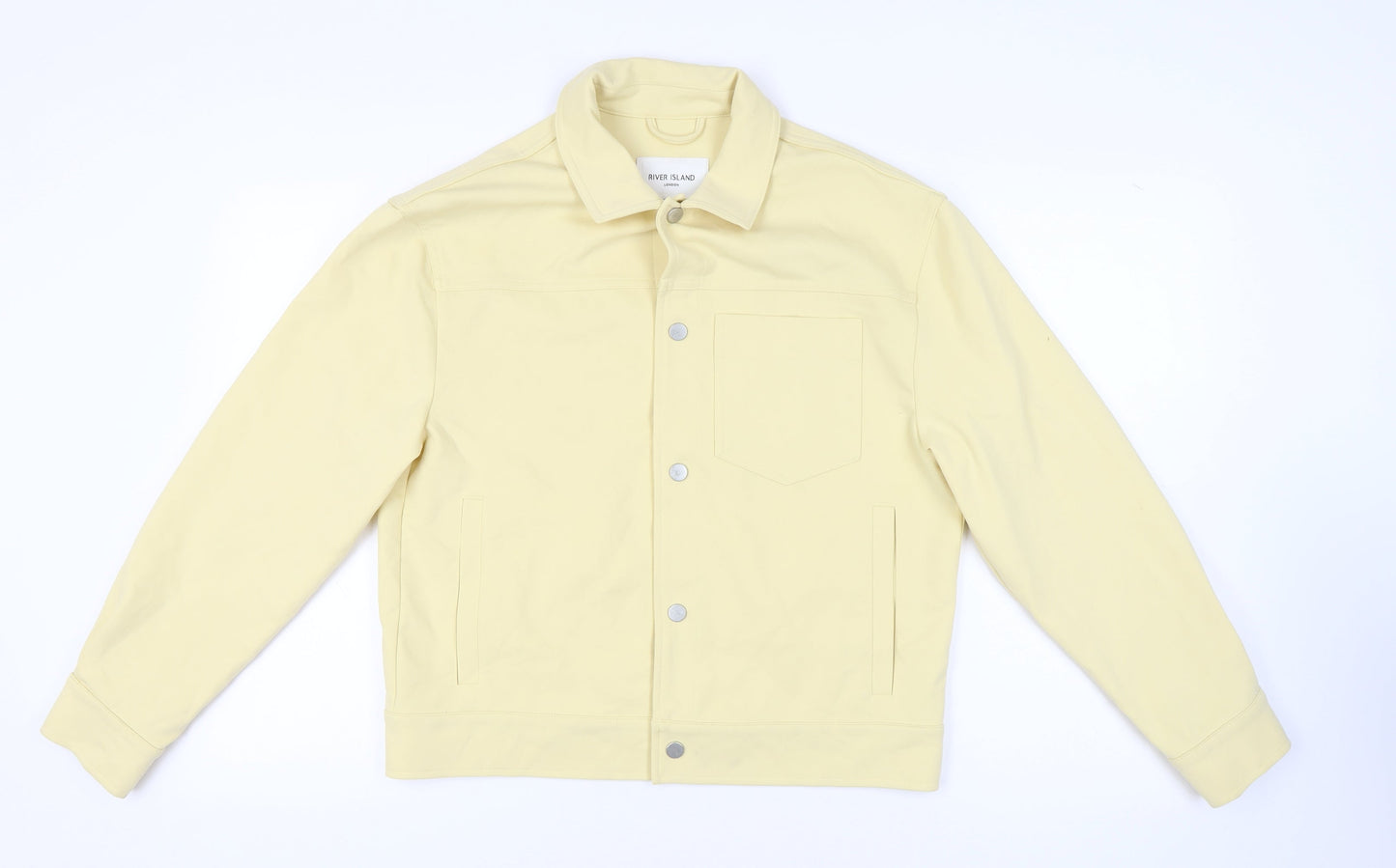 Mens UK Size M River Island Beige Basic Jacket