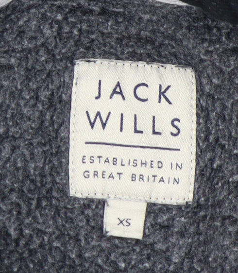 Mens UK Size XS Jack Wills Black Pullover Hoodie