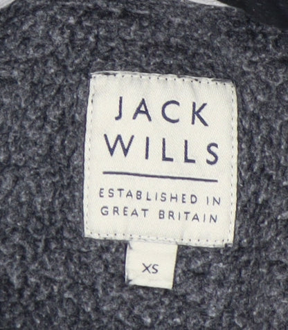 Mens UK Size XS Jack Wills Black Pullover Hoodie