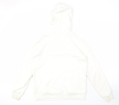 Crew Clothing Women's White Hoodie, Size 12, Casual Style