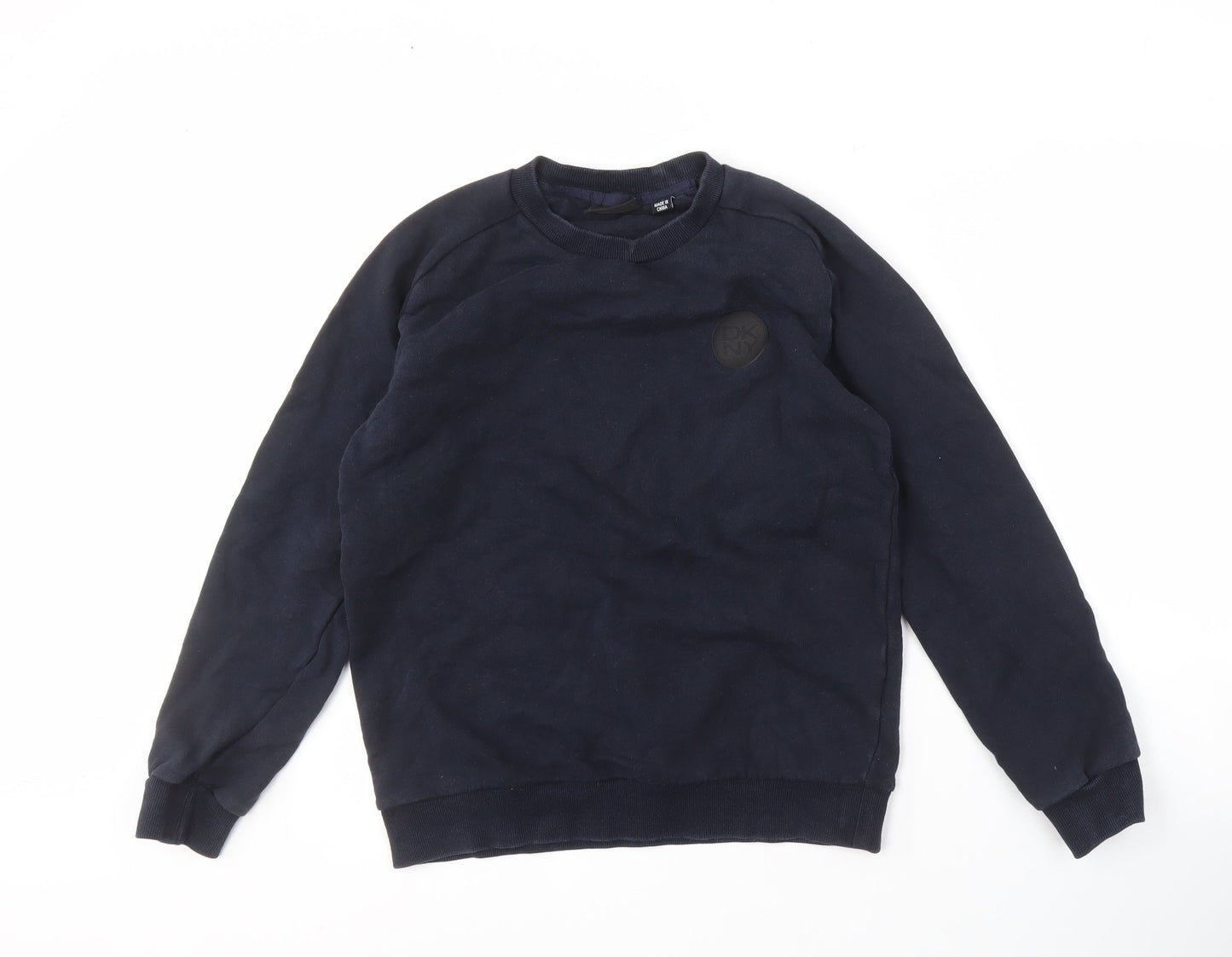 Mens UK Size S DKNY Black Pullover Sweatshirt