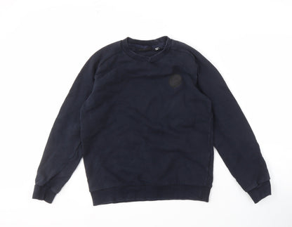 Mens UK Size S DKNY Black Pullover Sweatshirt