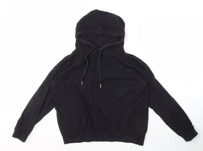 KangaROOS Women's Black Pullover Hoodie, Size 12