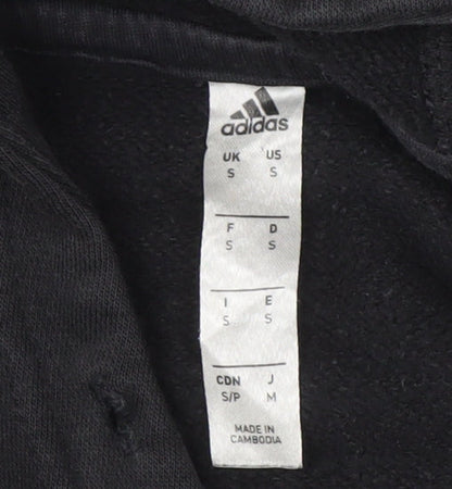 Adidas Men's Black Hoodie Pullover Size S Logo