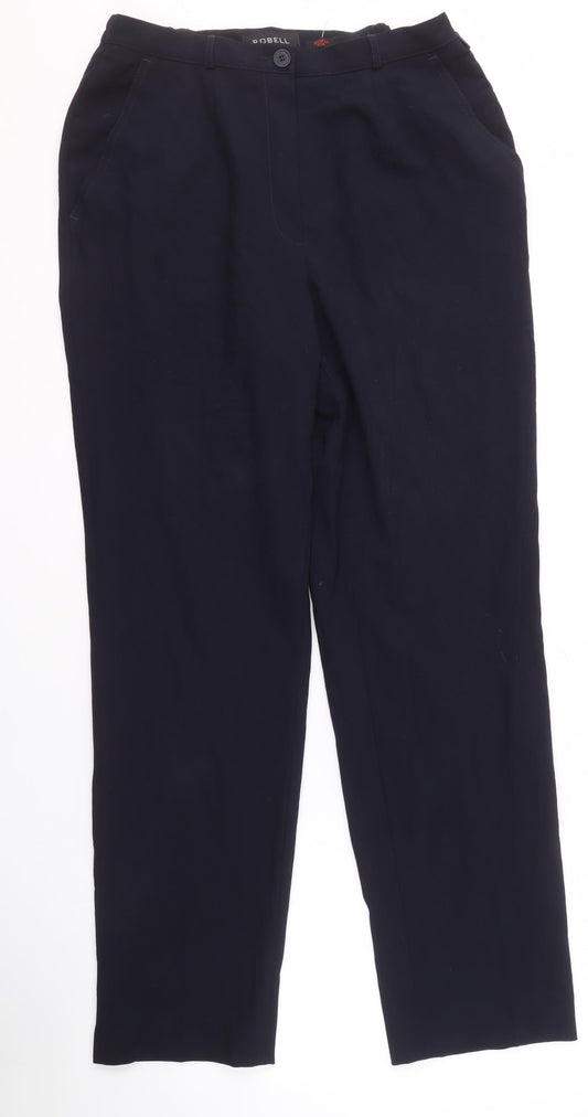 Robell Men's Black Trousers Size 40