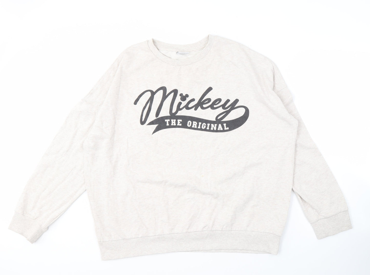Womens UK Size 20 Disney Beige Pullover Sweatshirt