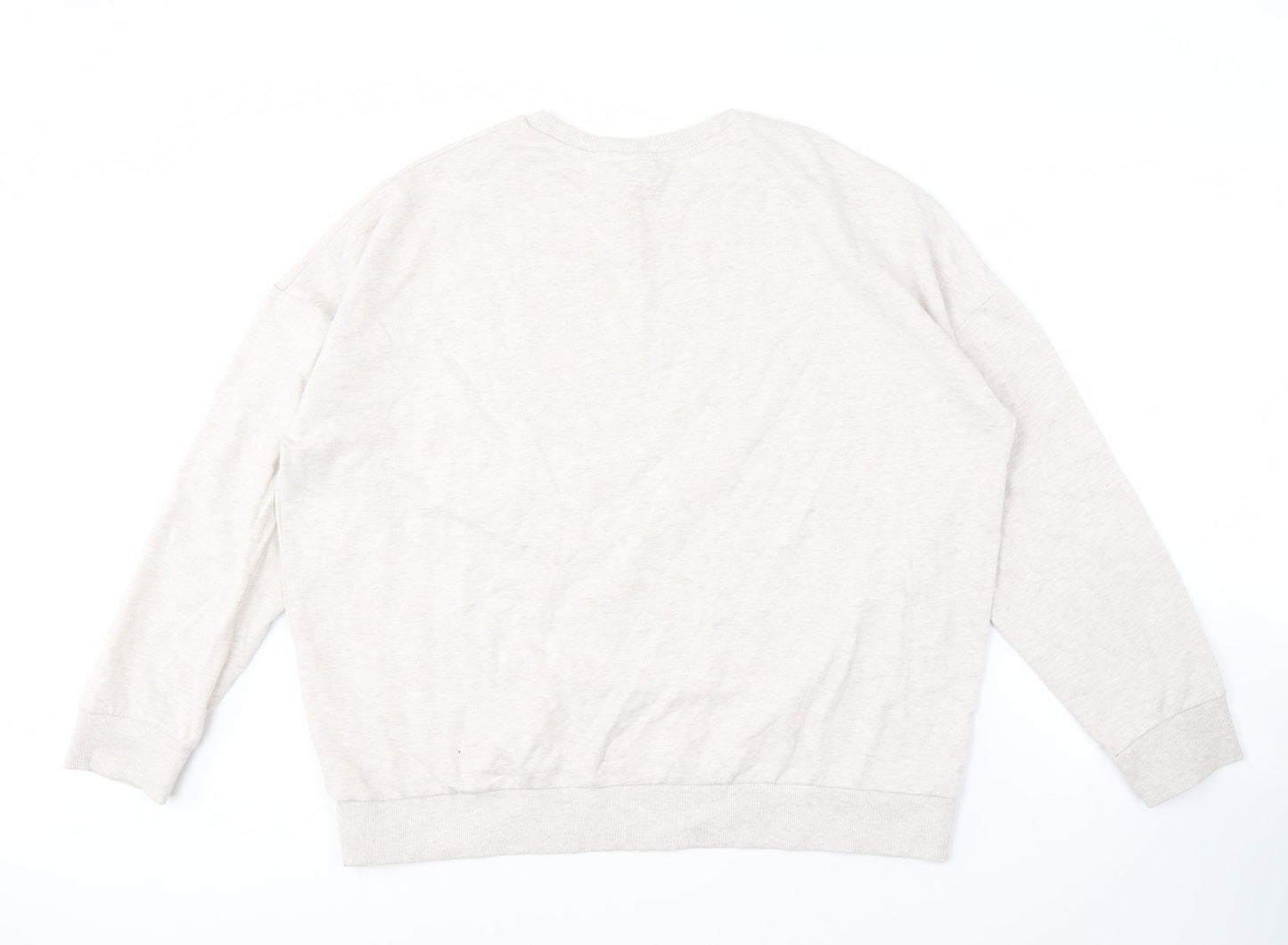 Womens UK Size 20 Disney Beige Pullover Sweatshirt
