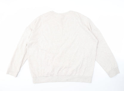 Womens UK Size 20 Disney Beige Pullover Sweatshirt