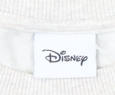 Womens UK Size 20 Disney Beige Pullover Sweatshirt