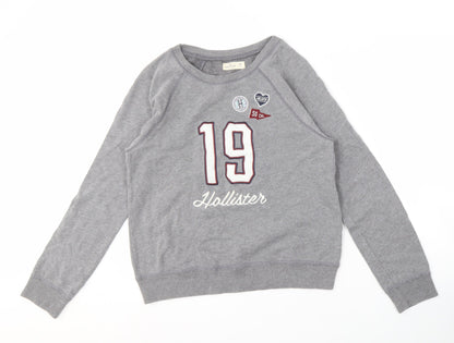 Hollister Women’s Grey M Pullover Sweatshirt
