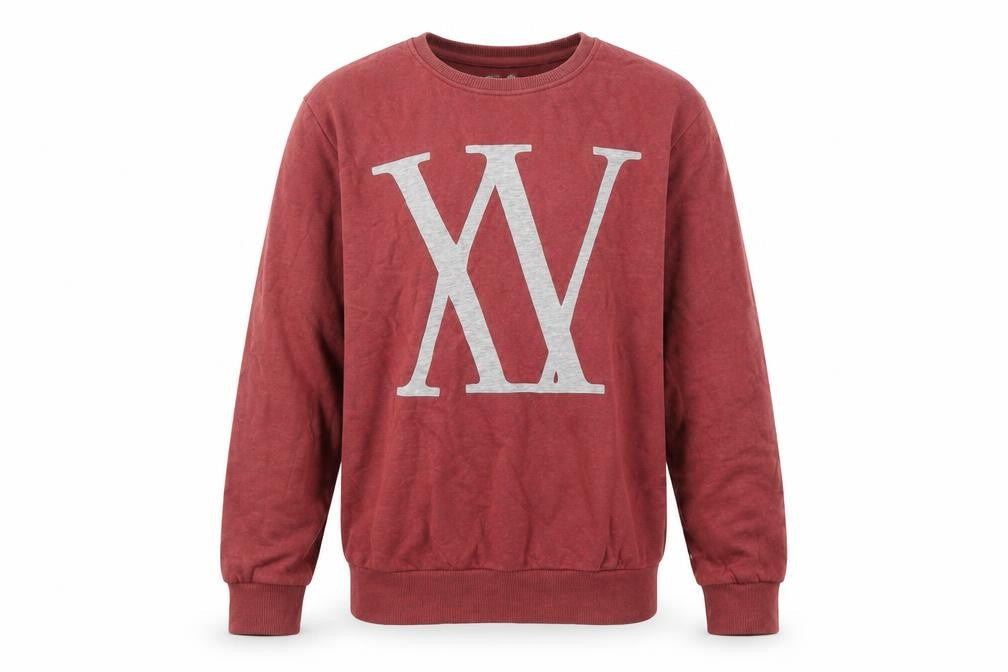 Mens UK Size S Cotton On Red Pullover Sweatshirt