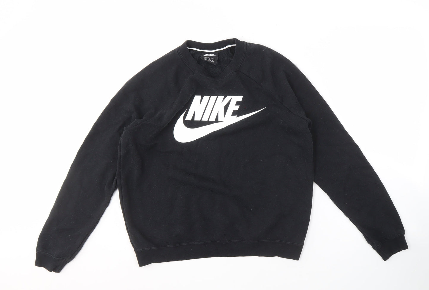 Mens UK Size M Nike Black Pullover Sweatshirt