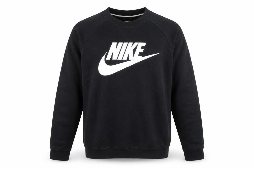 Mens UK Size M Nike Black Pullover Sweatshirt