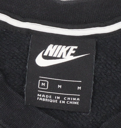 Mens UK Size M Nike Black Pullover Sweatshirt