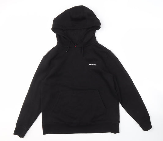 Womens UK Size 12 LA Gear Black Pullover Hoodie