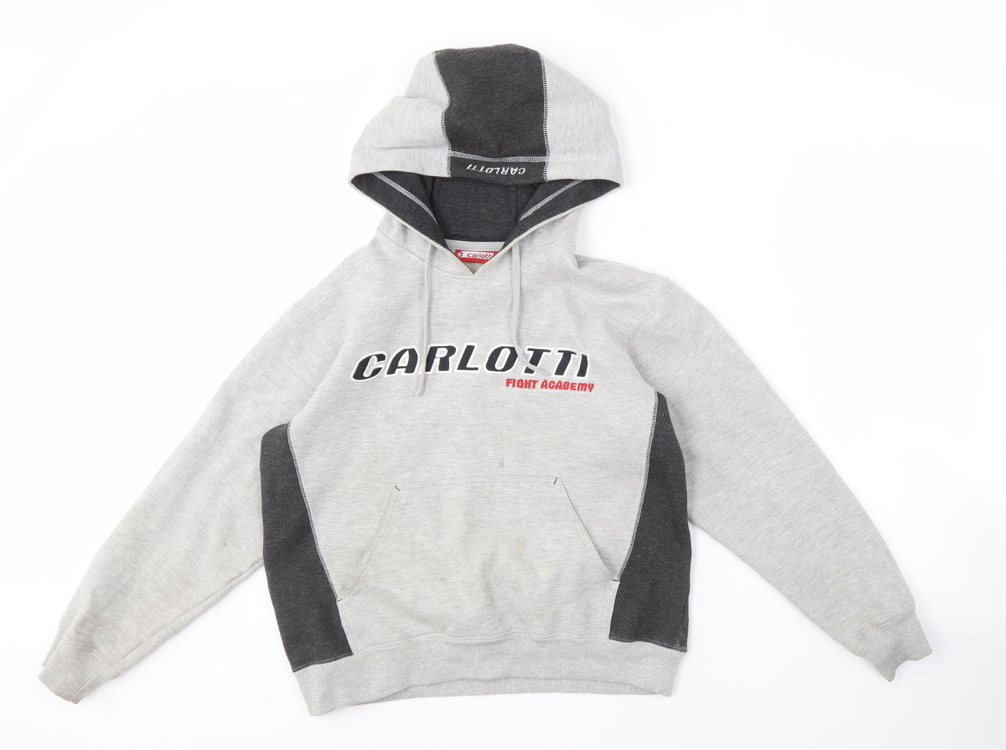 Carlotti Boys Grey Pullover Hoodie - Size L