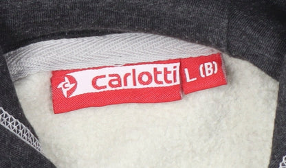 Carlotti Boys Grey Pullover Hoodie - Size L