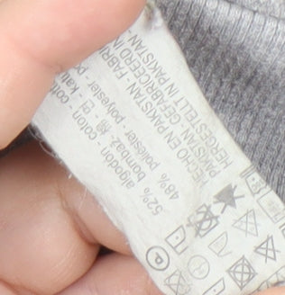 Unisex Adults UK Size S Pull&Bear Grey Pullover Sweatshirt