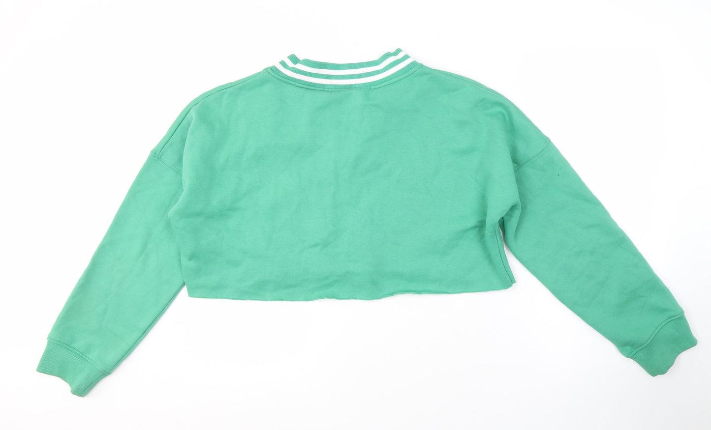 Missguided Women's Green Pullover Sweatshirt Size 8