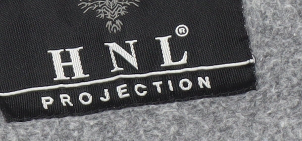 HNL Projection Men's Grey Blue Full Zip Hoodie S