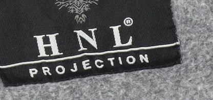 HNL Projection Men's Grey Blue Full Zip Hoodie S