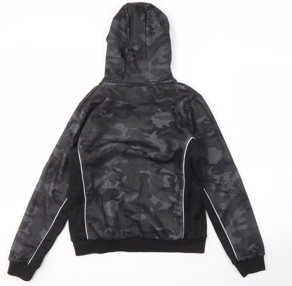 Everlast Boys Black Camouflage Pullover Hoodie 13 Years