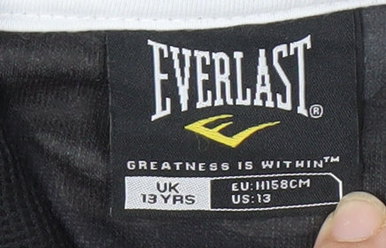 Everlast Boys Black Camouflage Pullover Hoodie 13 Years