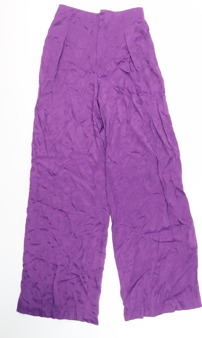 Womens UK Size S Zara   Purple Trousers