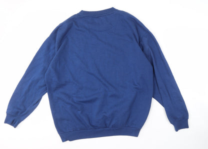 Mens UK Size XL C&A Blue Pullover Sweatshirt