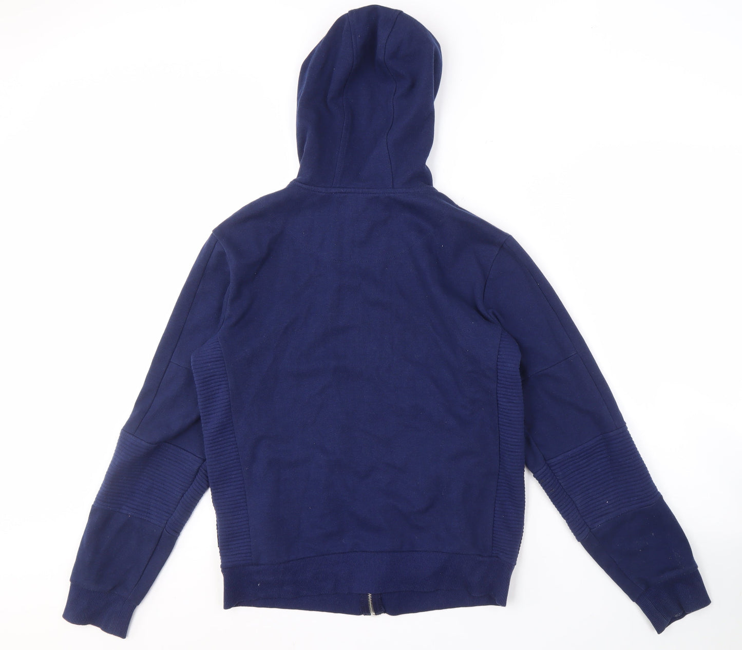 Basement Men’s Blue Full Zip Hoodie, Size S
