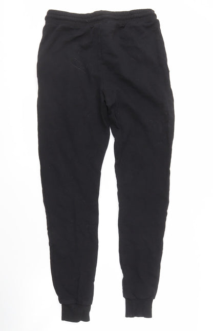 Hype Men's Black Jogger, Size M, Casual Gym Wear