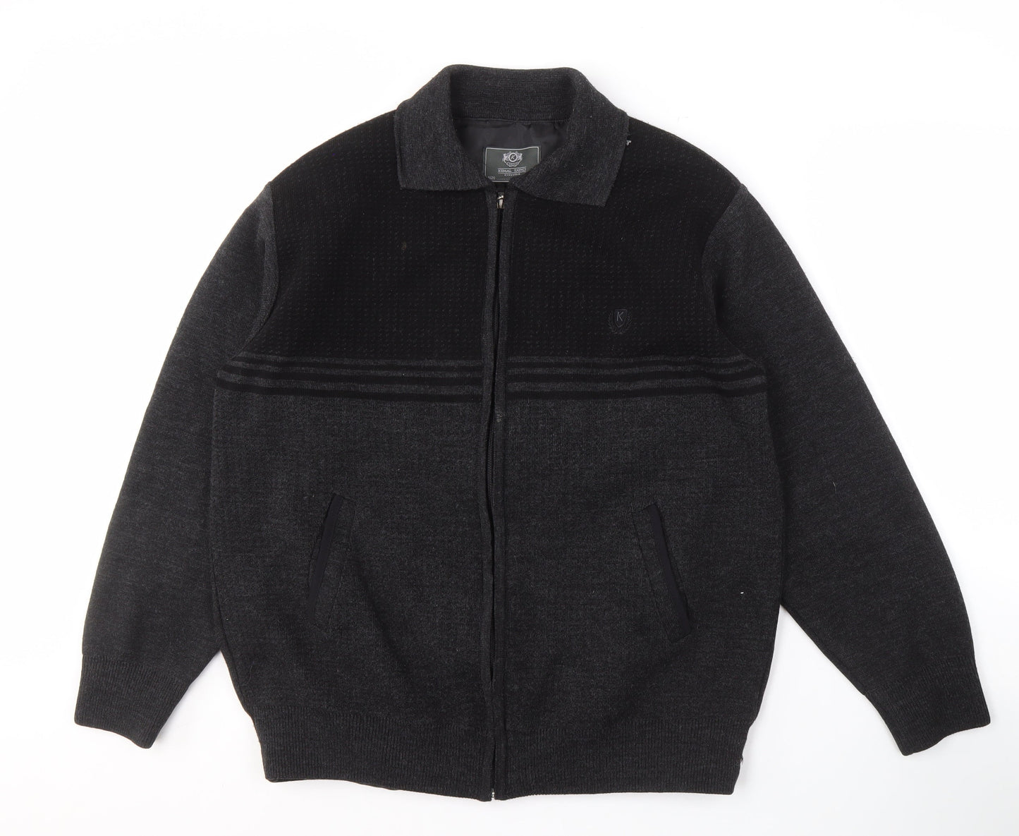 Mens UK Size XL Kemal Ekinci Black Basic Jacket