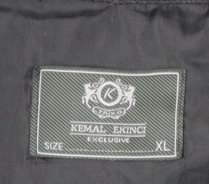 Mens UK Size XL Kemal Ekinci Black Basic Jacket